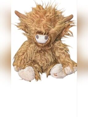 Highland Cow Scottish‎ Plush "Gordon" Wrendale Designs Nursery Cottagecore